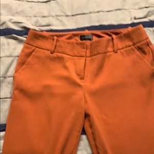The Limited SZ 8 rust orange ankle dress pants